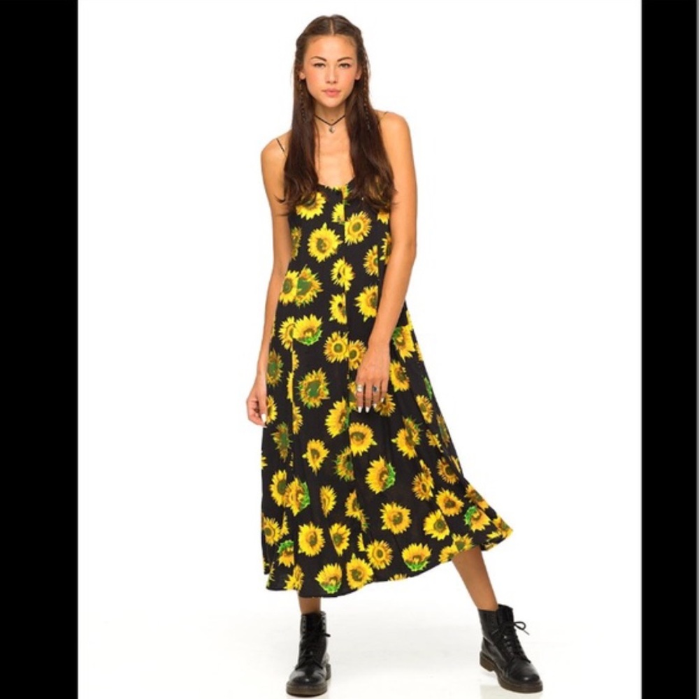 MOTEL ROCKS SUNFLOWER DRESS